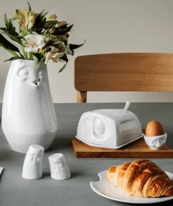 Tassen vase en porcelaine