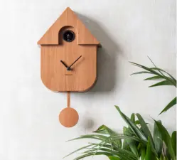 horloge coucou bois